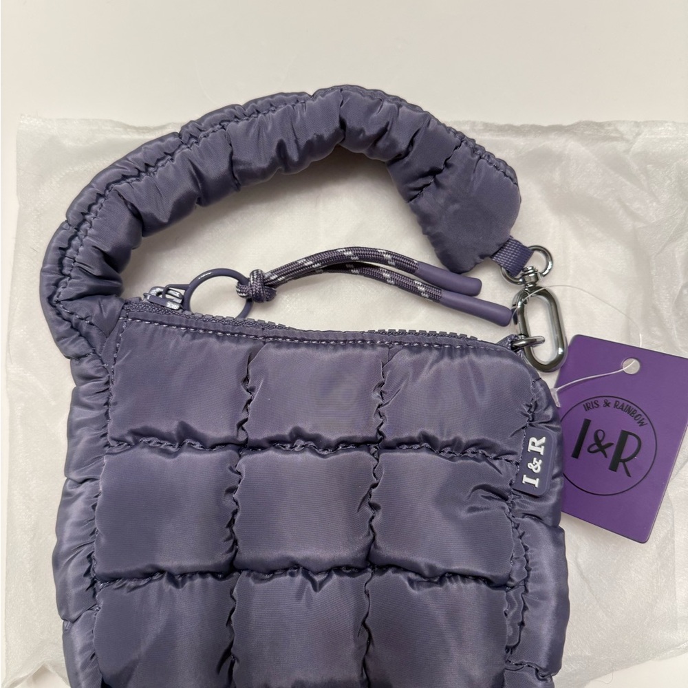 Lavender Quilted Mini Bag